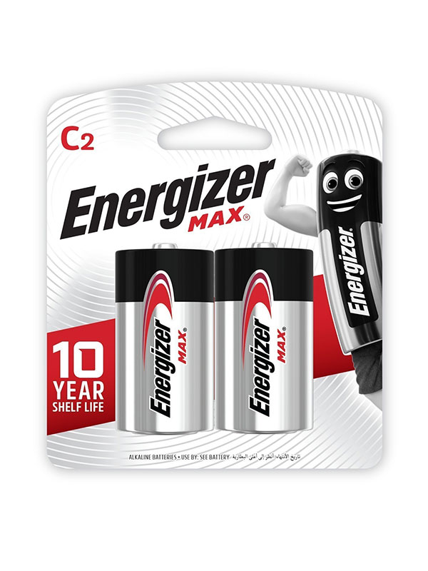 【ENERGIZER MAX 】勁量2號電池 2入